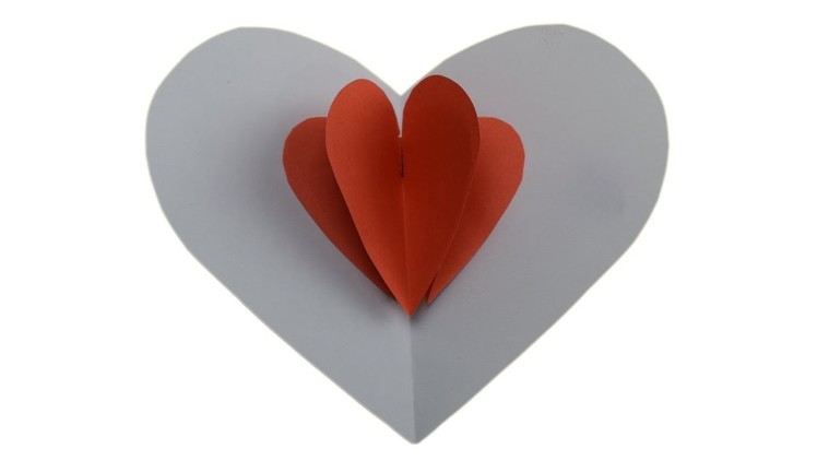 Pop Up Card: Heart  Easy Pop Up Card Tutorial | DIY CRAFT IDEAS |