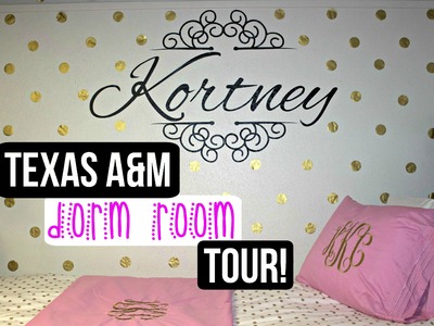 TEXAS A&M UNIVERSITY DORM ROOM TOUR!