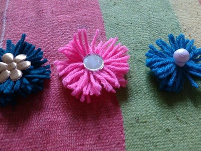 Woolen Crafts|Woolen Flowers Making|Woolen Thread Craft|Woolen|Work|Designs|Flowers|Making at Home. 