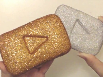 YouTube Gold Silver play button. Make your own