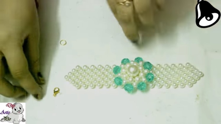 #100 How to make Pearl Beaded Bracelet || Diy || Jewellery Making