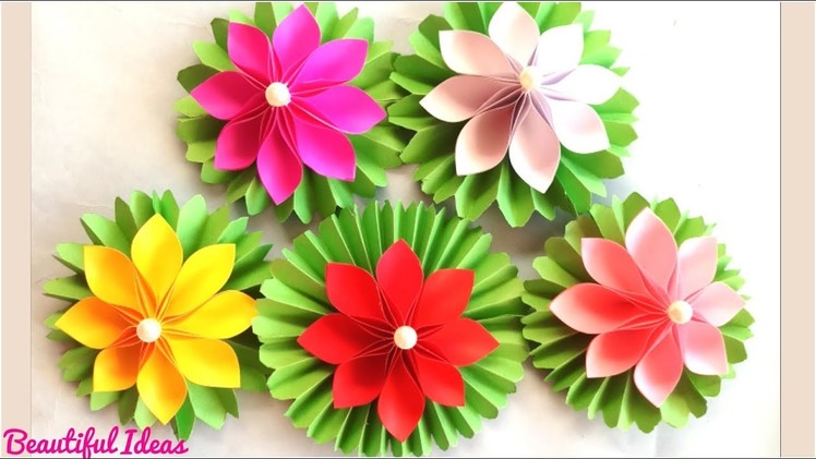 Beautiful Ideas.Origami Paper Flowers.Lotus Flowers Making with A4 Paper Sheets.Art & Crafts . 
