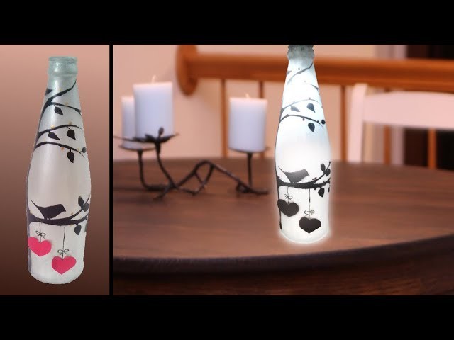 Best Bottle Use, frosted bottle light  lamp |Skill Utopia| easy decorative