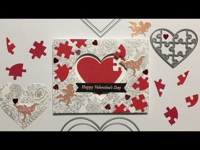 Card making Valentine's Card Ⅱ 2018   バレンタインカード #2 DIY クラフト OKAPI CRAFT HOBBY