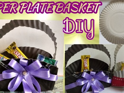 DIY Basket From Paper Plate | Paper Plate craft Ideas | Best out of Waste