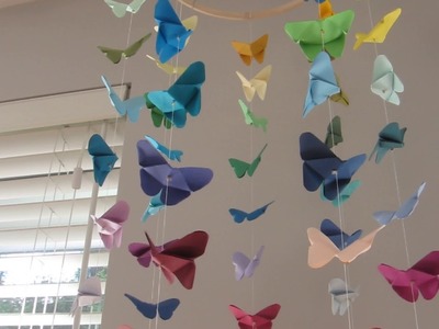 DIY Butterfly Origami Mobile