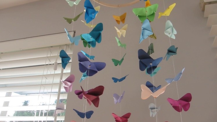 DIY Butterfly Origami Mobile