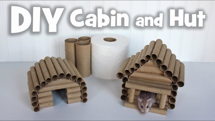 DIY Cabin and Hut Hideaways for Hamsters by Hammy Time