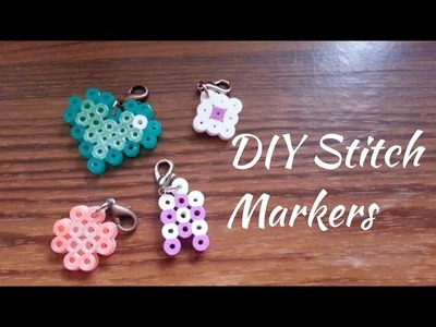 DIY Crocheting and Knitting Stitch Marker using Perler Beads