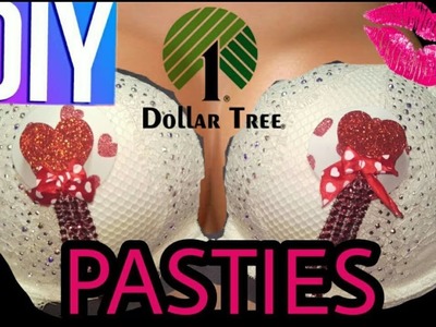 ???? DIY - DOLLAR TREE $5 PASTIES & How to make a Fast Fork Ribbon ????