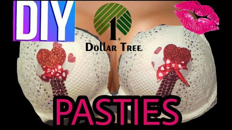 ???? DIY - DOLLAR TREE $5 PASTIES & How to make a Fast Fork Ribbon ????