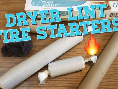 DIY Dryer Lint Fire Starter : Upcycled Fire Starters