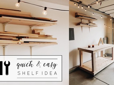DIY Easy Shelf Idea