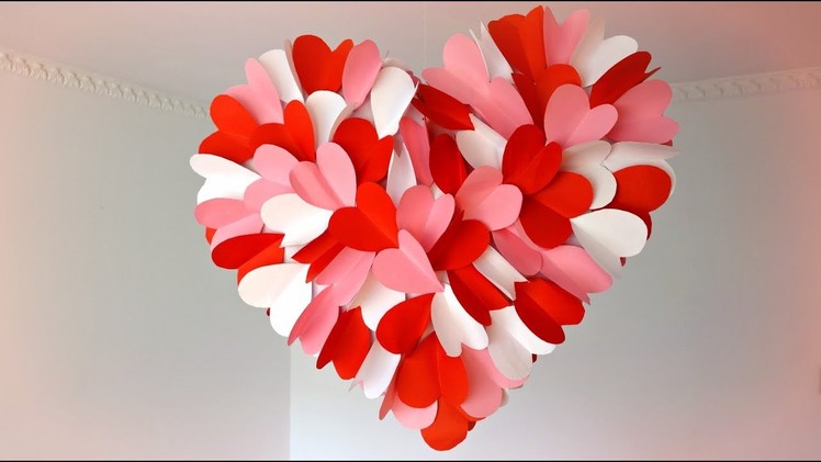 DIY Hanging heart for Valentine's Day Room Decor | Maison Zizou