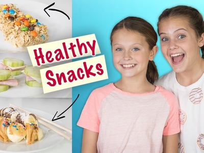 DIY Healthy Snacks + How To Make Easy Homemade Treats | Marissa and Brookie