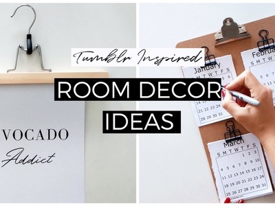 DIY MINIMAL ROOM DECOR IDEAS | Tumblr Inspired Room Makeover