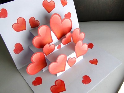 DIY Pop Up Card | Heart Card For Valentine's Day