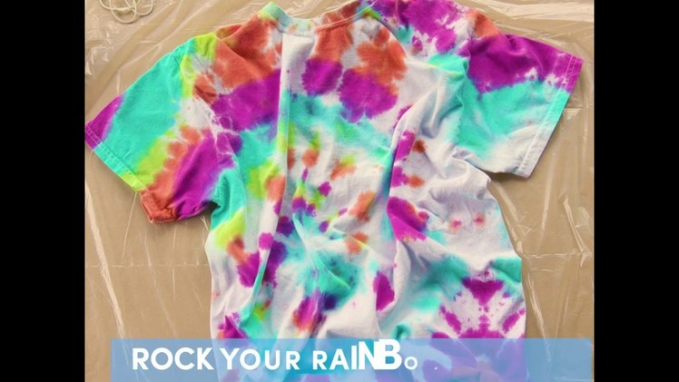 DIY Rainbow Tie Dye Shirt