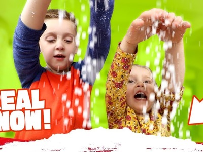 DIY Snow! 3 Easy Science Experiments for Kids to do at Home!