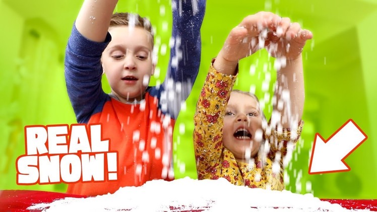 DIY Snow! 3 Easy Science Experiments for Kids to do at Home!