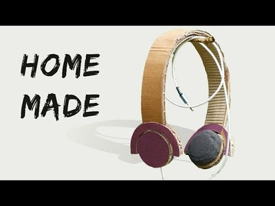 DIY Stereo Headphone from Waste Material.Mobile Phone Gadget. waste material project