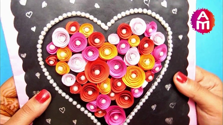 DIY Valentine Cards - Handmade Valentine Heart shaped Cards