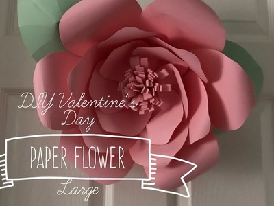 DIY Valentine’s Day Paper Flower Decor~Large