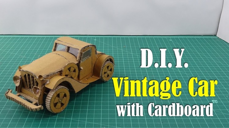 DIY: Vintage Car with Cardboard