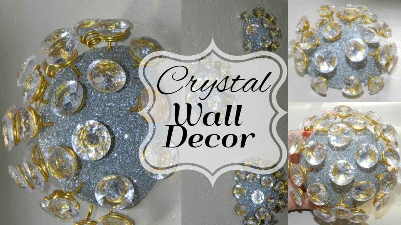 Dollar Tree Diy Glam Crystal Sphere Wall Decor Crystal Wall Sconces 4652