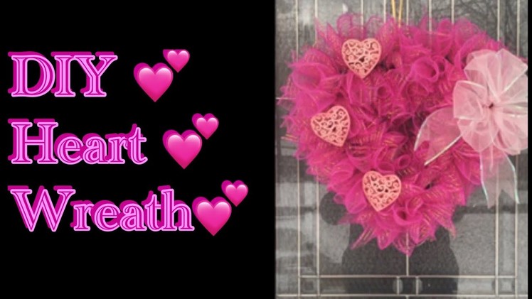 Dollar Tree DIY | Valentine Heart Wreath
