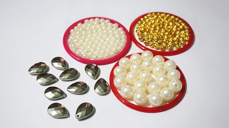 How Make Designer Double Pearl Necklace At Home | DIY | beded Chokar Necklace | uppunutihome