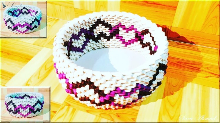 How to make 3d origami box 32