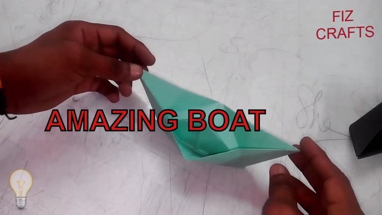 How To Make a Amazing  Boat With Diy Papers Teutorial