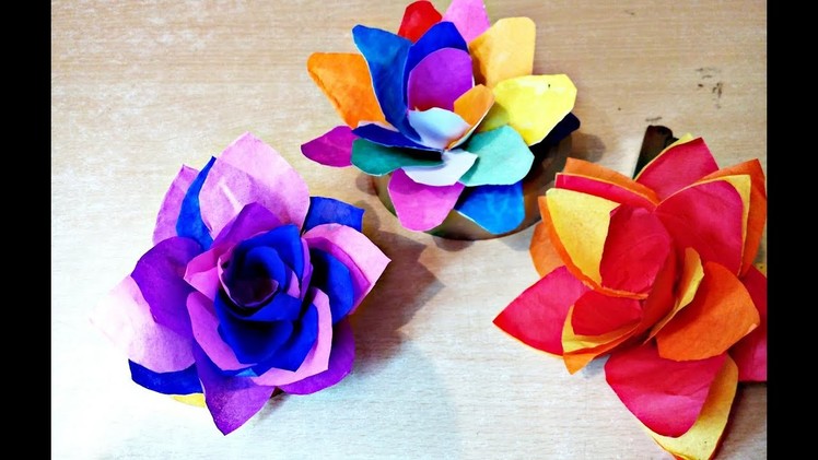 How to make a paper flowers, most easy