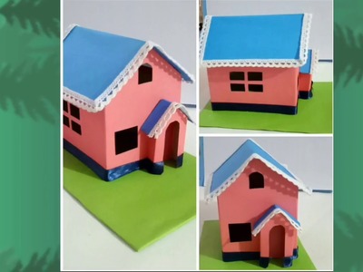 How to make a paper house very easy.Origami House Making