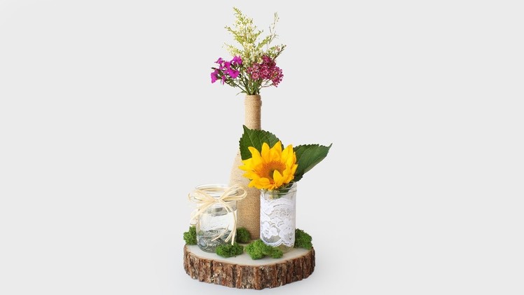 How To Make A Rustic Wedding Centerpiece