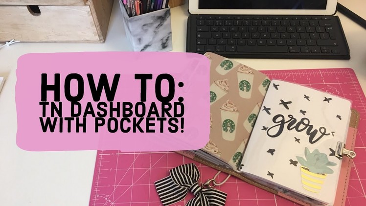 How To Make a TN Dashboard With Pockets | Planner DIY | B6 TN