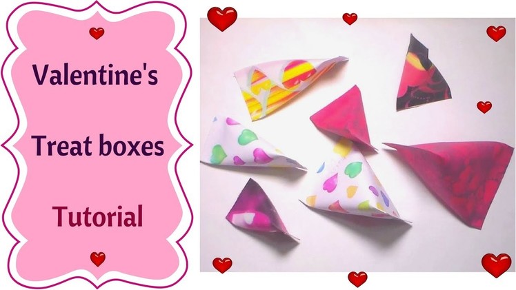 How to make a Valentine's Treat Box - Super Easy Tutorial