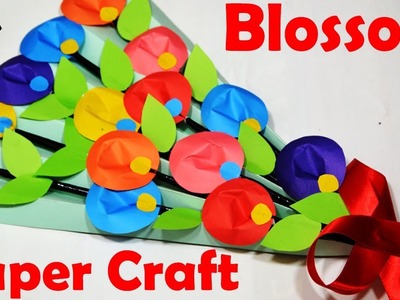 How To Make Awesome Paper flower Bouquet || DIY Paper Blossom Handmade || Paper Crafts