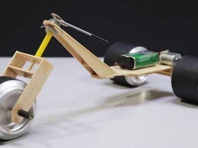 How to make Drift trike toy with Popsicle Sticks - KhTrick