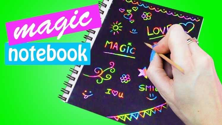 How to make MAGIC NOTEBOOK! DIY crafts