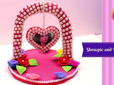 How to make showpiece and frame from waste materials - Make showpiece at home - Best out of waste