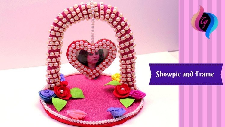 How to make showpiece and frame from waste materials - Make showpiece at home - Best out of waste