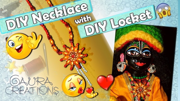 Laddu Gopal Necklace and Locket | DIY jewelry
