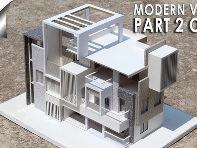 MODERN VILLA-2 | How to make realistic villa house | PART 2 of 2