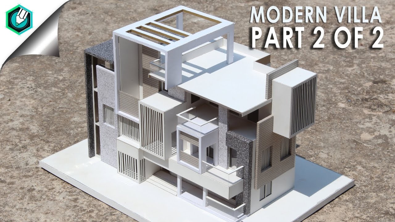 MODERN VILLA-2 | How to make realistic villa house | PART 2 of 2