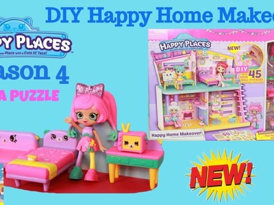 New PIA PUZZLE Shoppie Doll + DIY Happy Home Makeover with 45 Stickers and Furniture