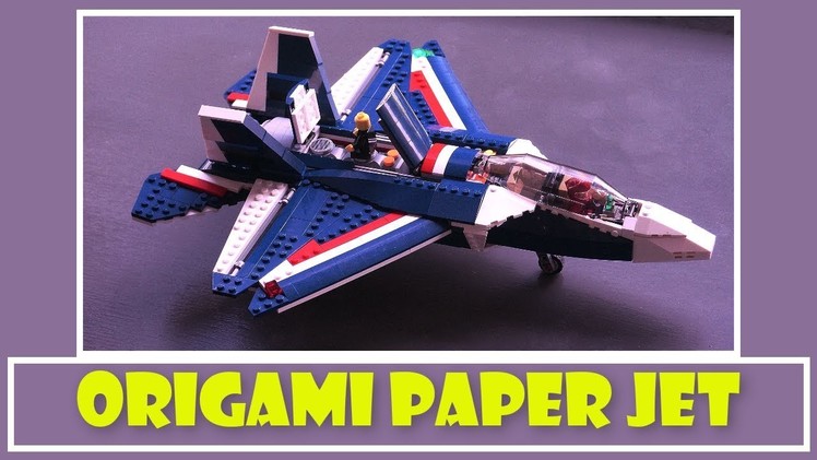 Origami Paper Jet - How To Make an Origami Paper Jet - How To Make a Paper Airplane (Very Easy)