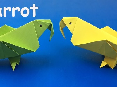 Origami Parrot Easy | How to make an easy paper parrot