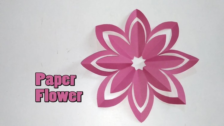 Paper Flower Design || DIY Home Decor || Paper Cutting || Paper Crafts || Paper Cutting Easy
